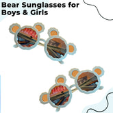 Kids Sunglasses Stylish and Compact Kids Eyewear for Summer (Grey)